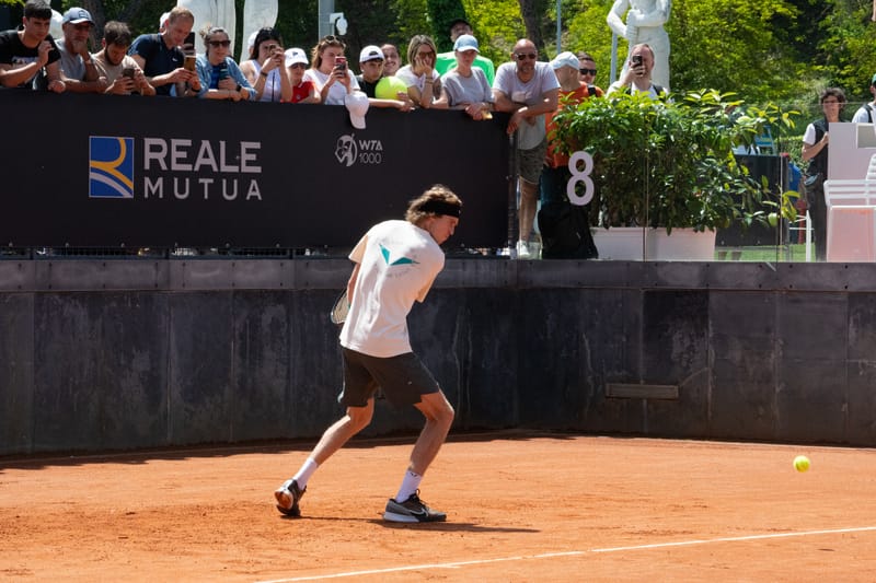 Andrey Rublev in Rome 2024