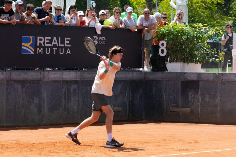 Andrey Rublev in Rome 2024