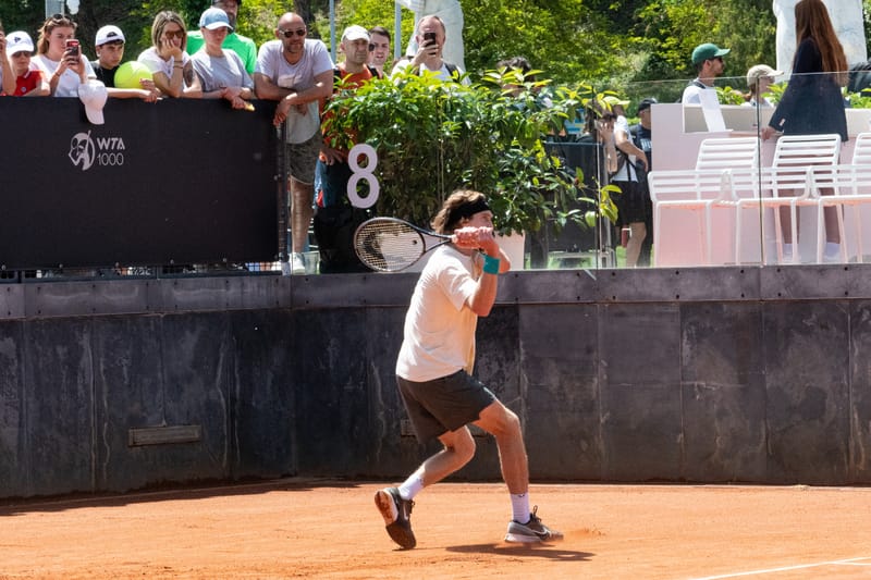 Andrey Rublev in Rome 2024