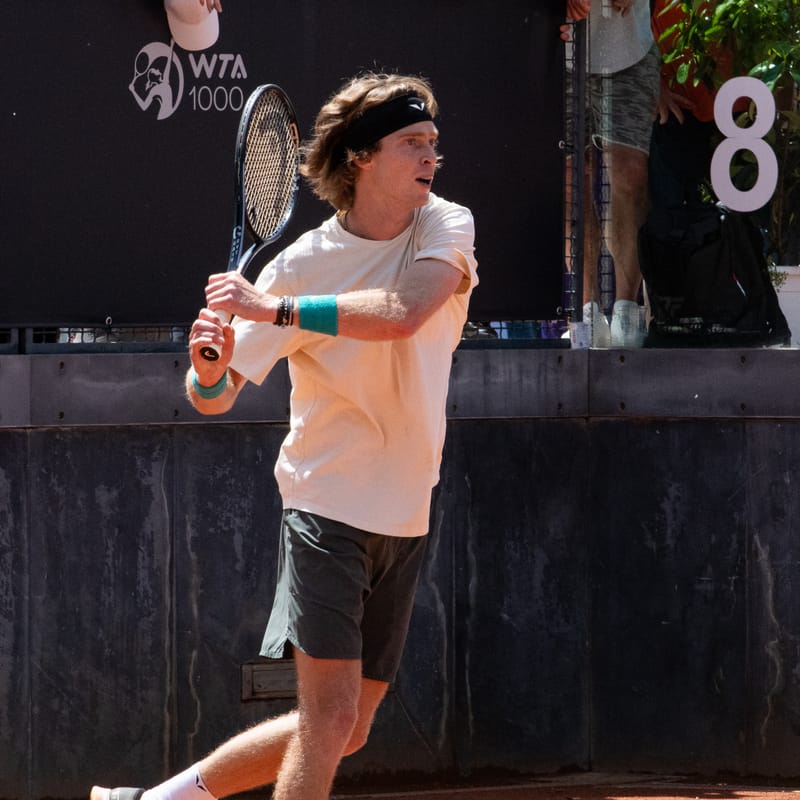 Andrey Rublev in Rome 2024