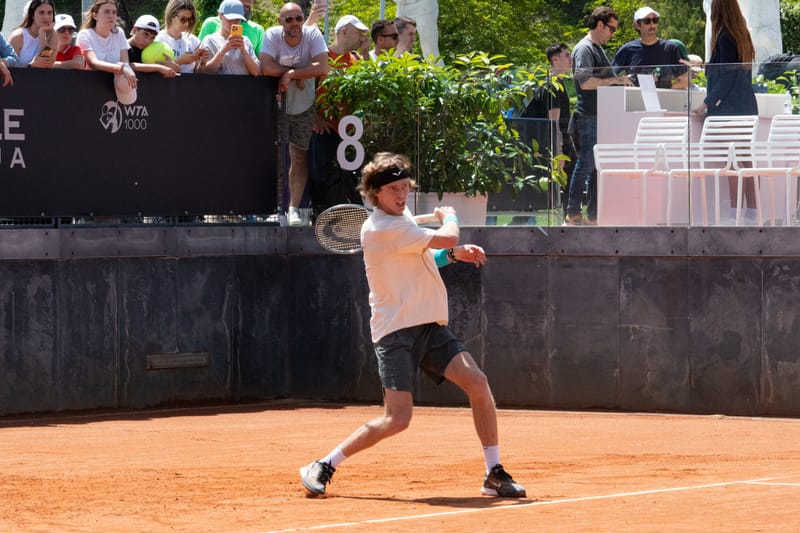 Andrey Rublev in Rome 2024
