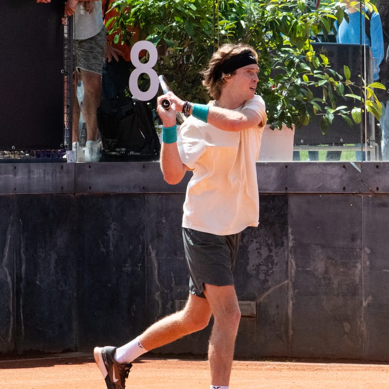 Andrey Rublev in Rome 2024