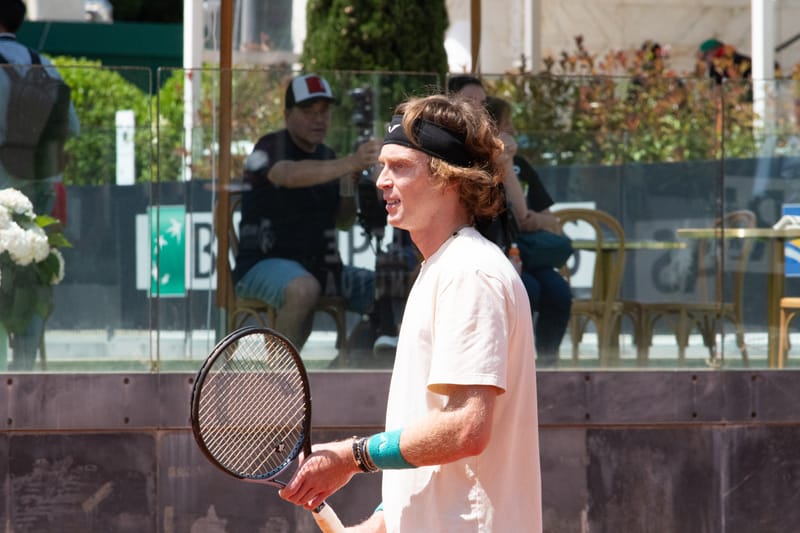 Andrey Rublev in Rome 2024