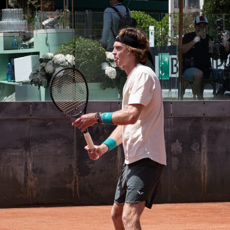 Andrey Rublev in Rome 2024