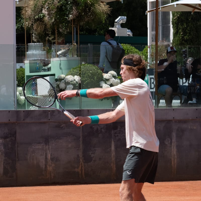 Andrey Rublev in Rome 2024