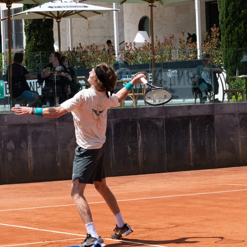 Andrey Rublev in Rome 2024