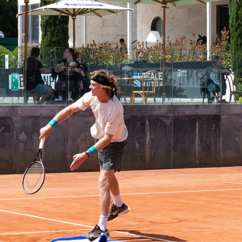 Andrey Rublev in Rome 2024
