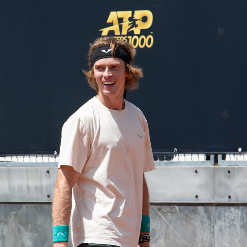Andrey Rublev in Rome 2024