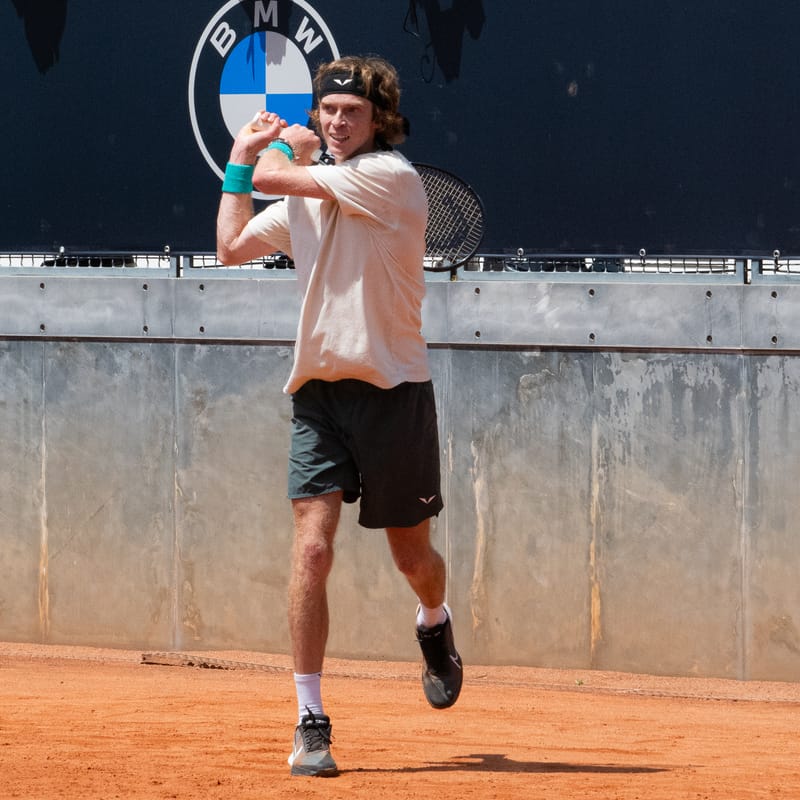 Andrey Rublev in Rome 2024