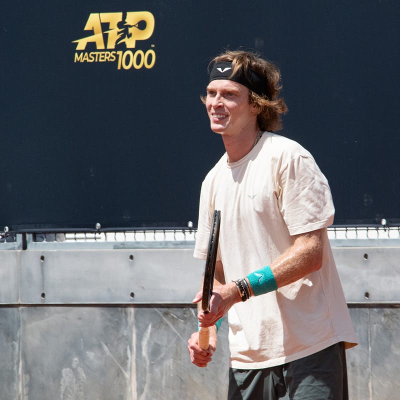 Andrey Rublev in Rome 2024