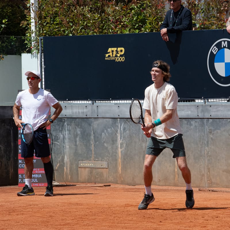 Andrey Rublev in Rome 2024