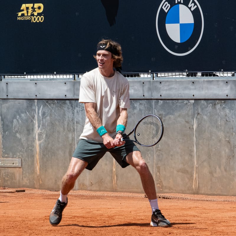 Andrey Rublev in Rome 2024