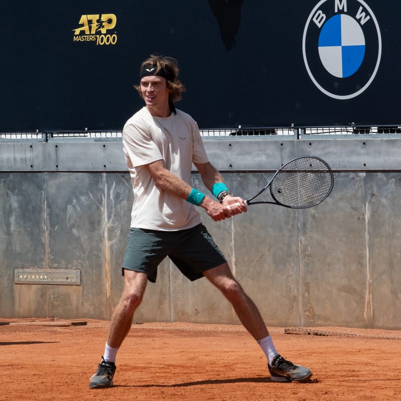 Andrey Rublev in Rome 2024
