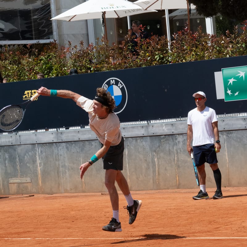 Andrey Rublev in Rome 2024