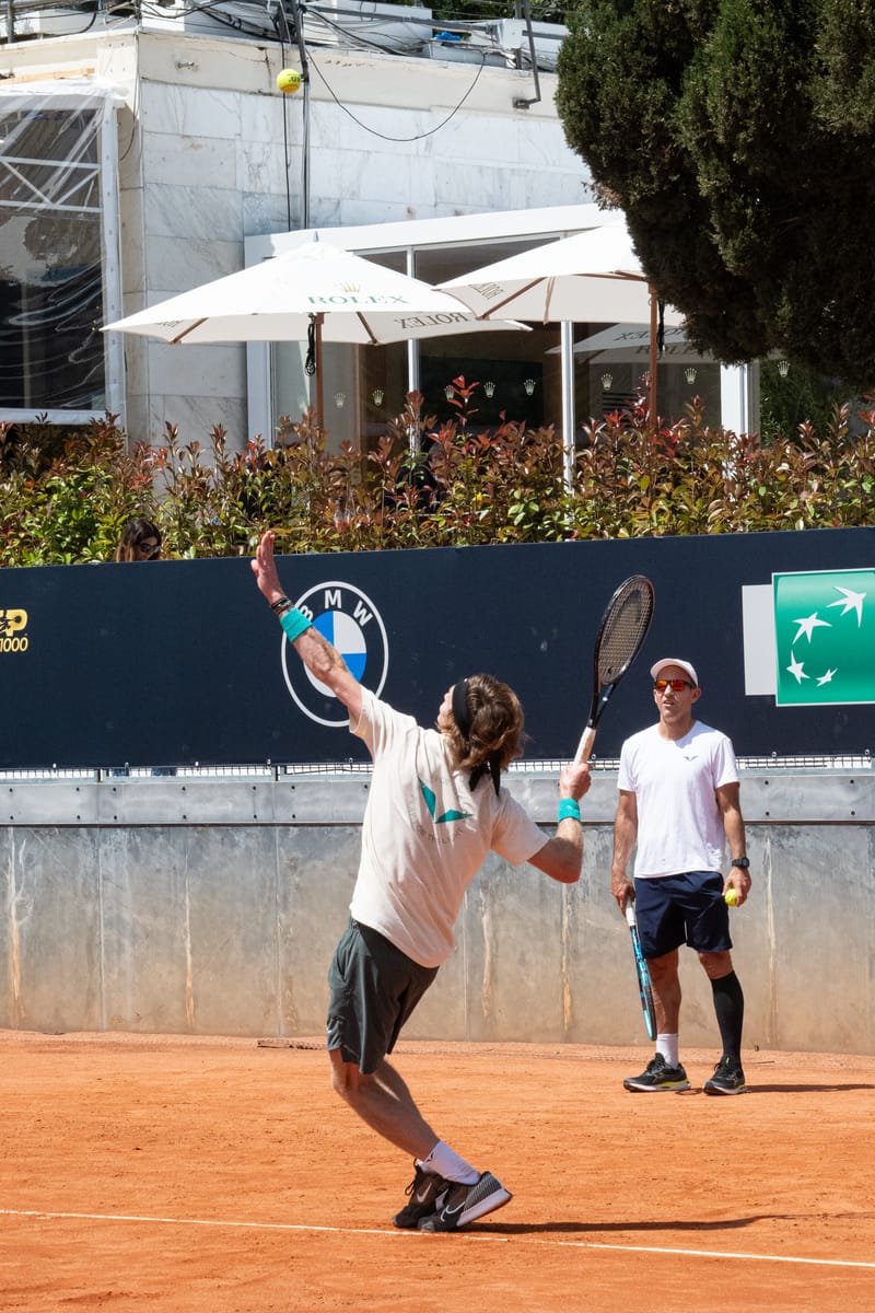 Andrey Rublev in Rome 2024