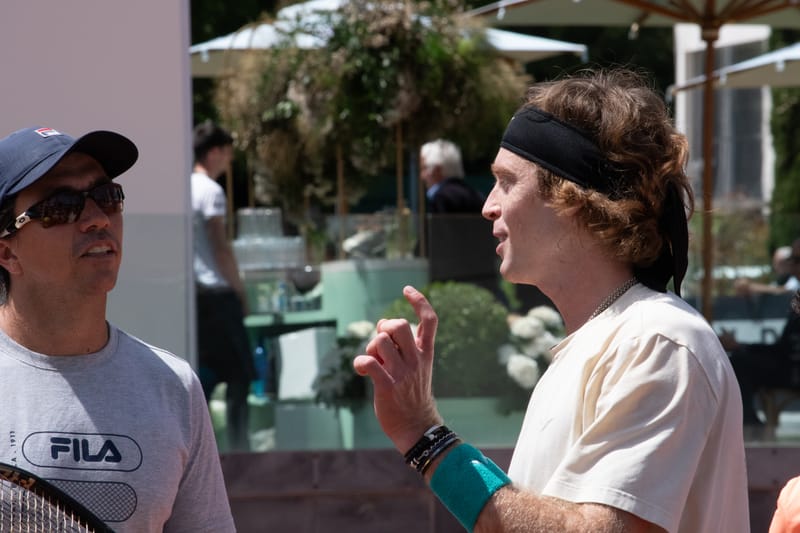 Andrey Rublev in Rome 2024