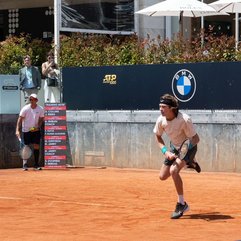 Andrey Rublev in Rome 2024