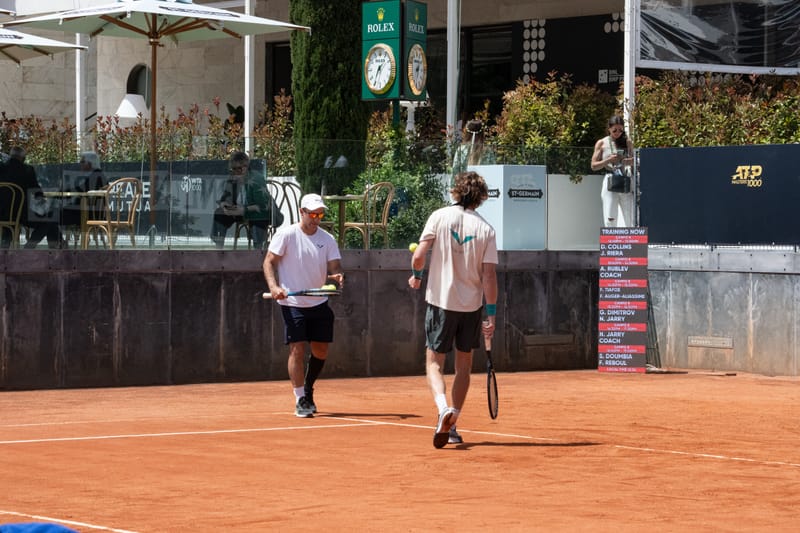 Andrey Rublev in Rome 2024