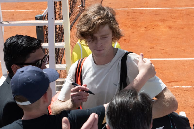 Andrey Rublev in Rome 2024