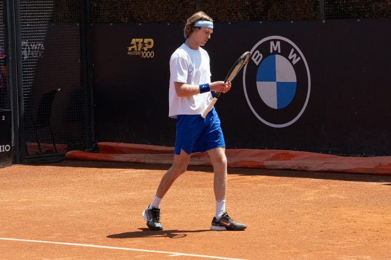Andrey Rublev in Rome 2024
