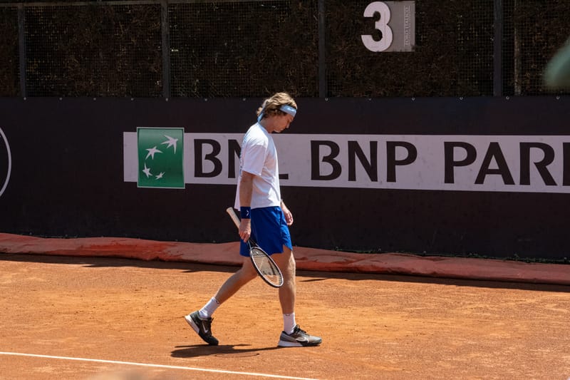 Andrey Rublev in Rome 2024