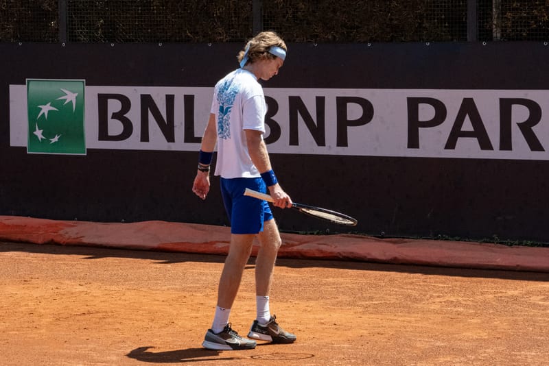 Andrey Rublev in Rome 2024