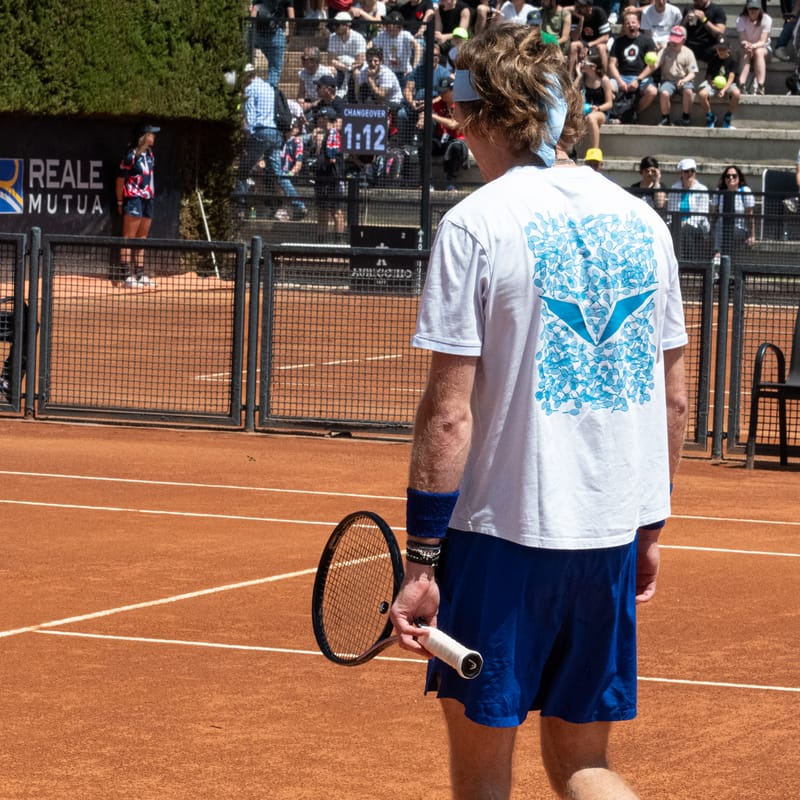 Andrey Rublev in Rome 2024