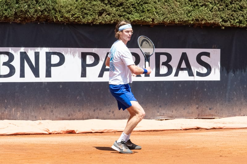 Andrey Rublev in Rome 2024
