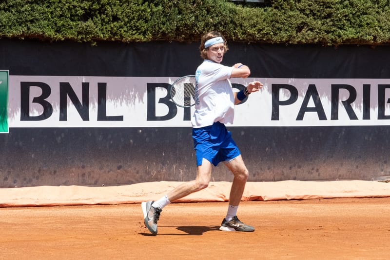 Andrey Rublev in Rome 2024
