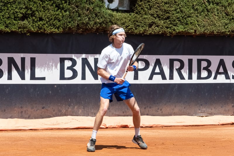 Andrey Rublev in Rome 2024
