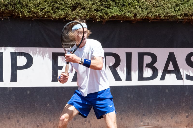 Andrey Rublev in Rome 2024