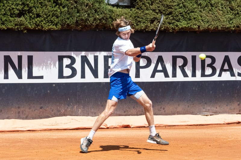 Andrey Rublev in Rome 2024