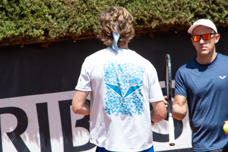 Andrey Rublev in Rome 2024