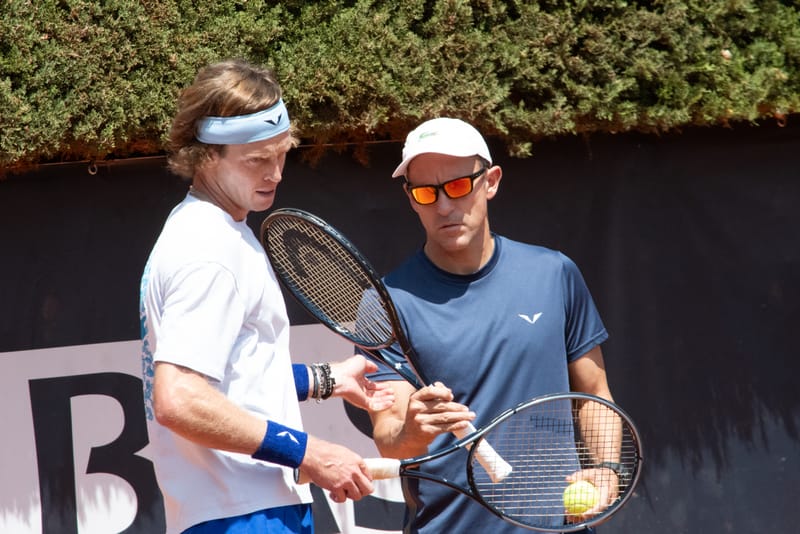 Andrey Rublev in Rome 2024