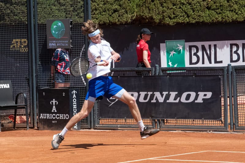 Andrey Rublev in Rome 2024