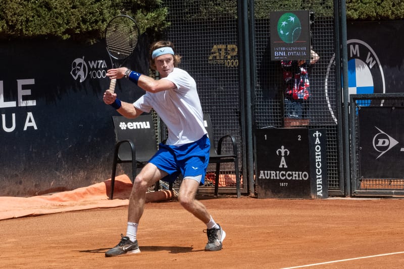 Andrey Rublev in Rome 2024