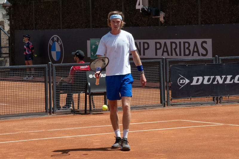 Andrey Rublev in Rome 2024