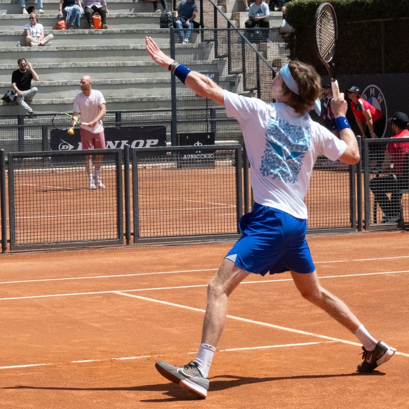 Andrey Rublev in Rome 2024