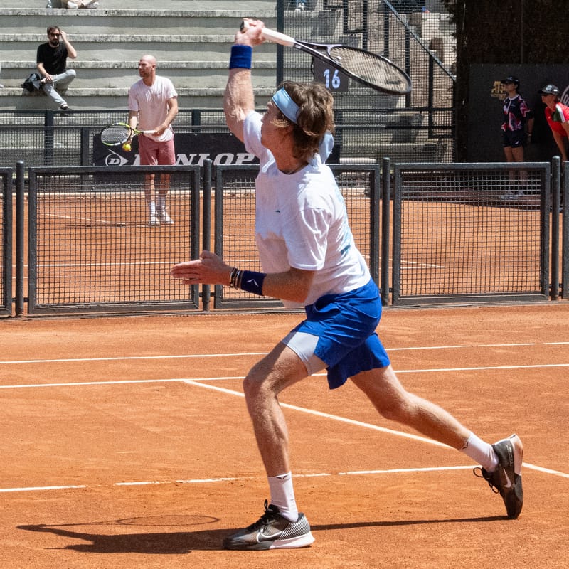 Andrey Rublev in Rome 2024
