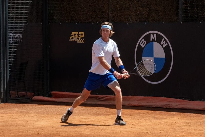Andrey Rublev in Rome 2024