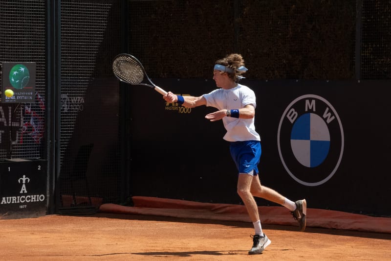 Andrey Rublev in Rome 2024