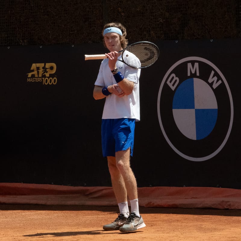 Andrey Rublev in Rome 2024