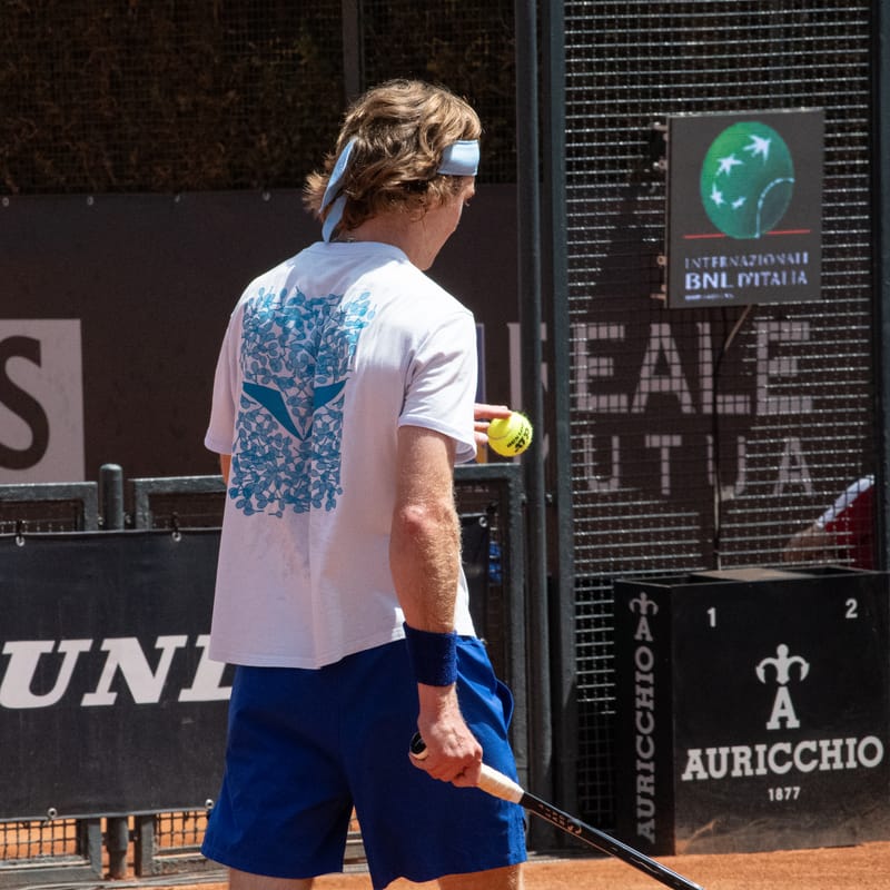 Andrey Rublev in Rome 2024
