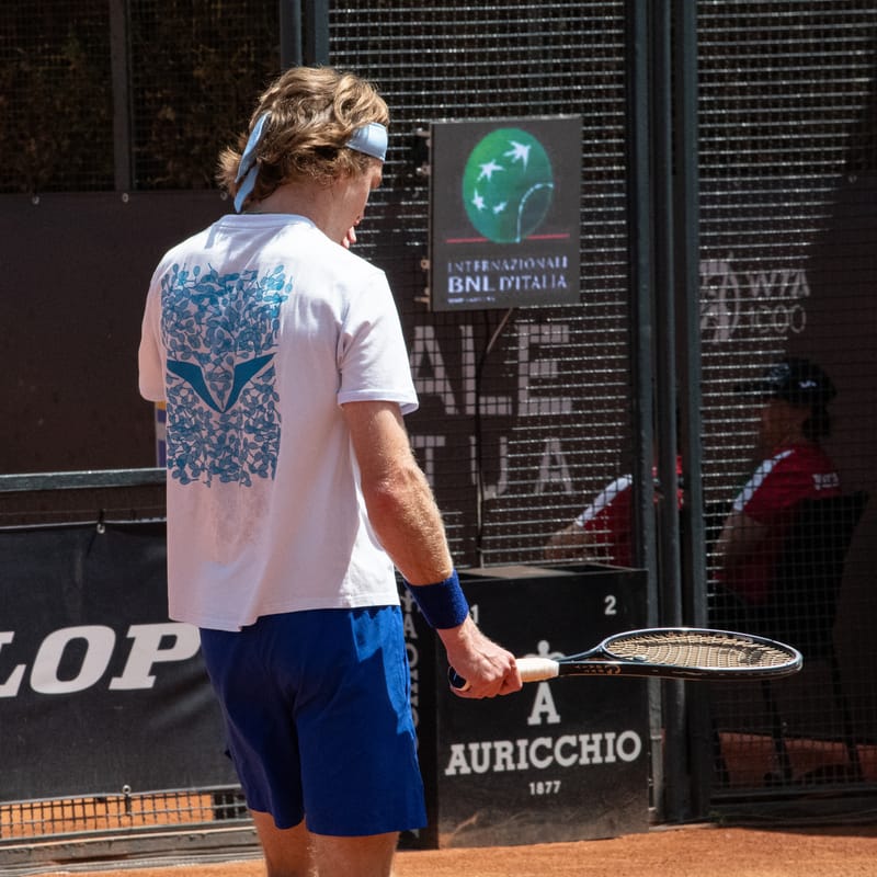 Andrey Rublev in Rome 2024