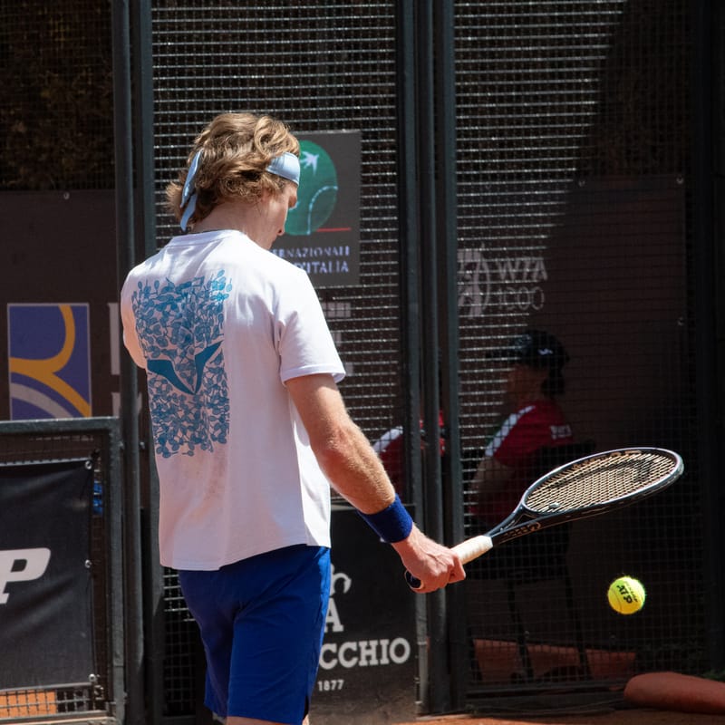 Andrey Rublev in Rome 2024