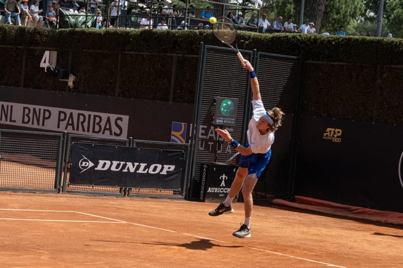 Andrey Rublev in Rome 2024