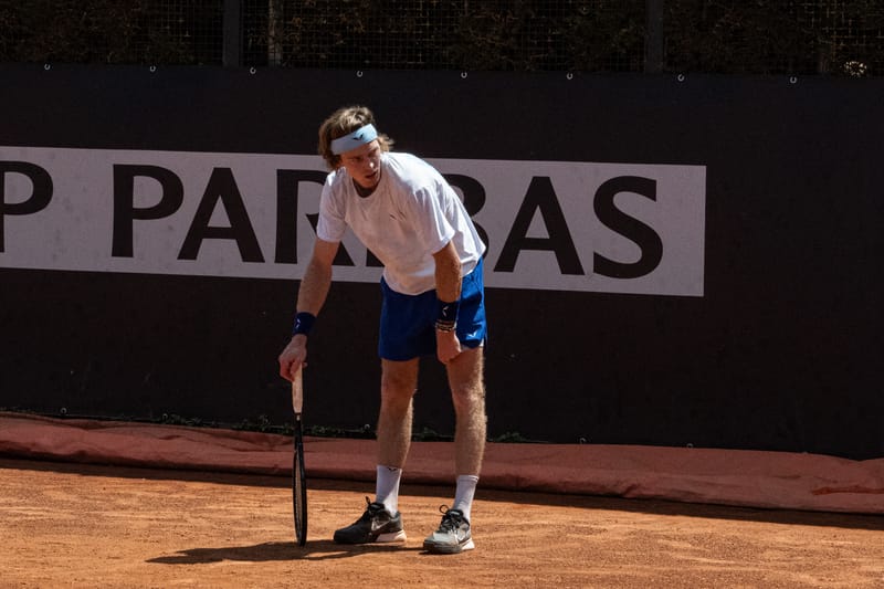 Andrey Rublev in Rome 2024