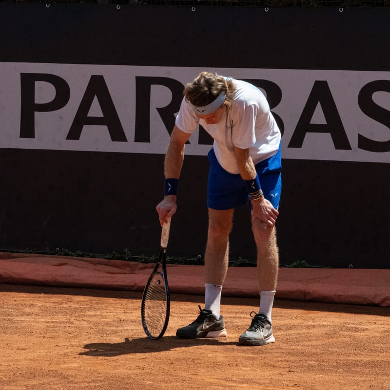 Andrey Rublev in Rome 2024