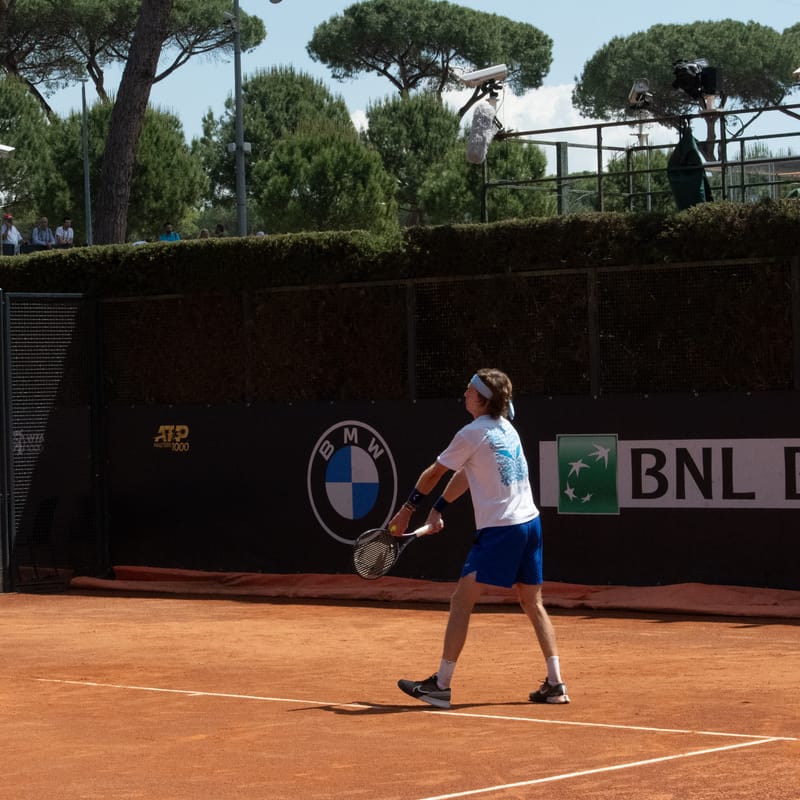 Andrey Rublev in Rome 2024