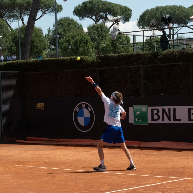 Andrey Rublev in Rome 2024